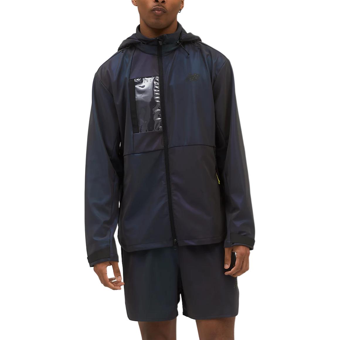 New Balance Outdoor Color-Changing Zip Hoodie Jacket - Black MJ13299-BK