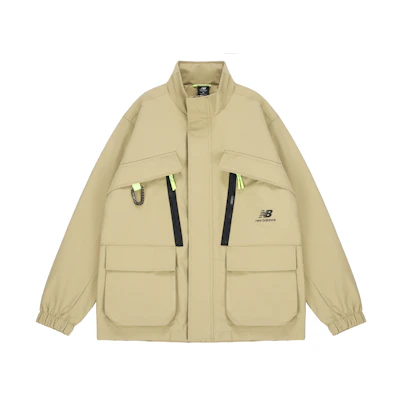 New Balance Outdoor Fleece-Lined Utility Jacket Khaki AMJ21357-MS