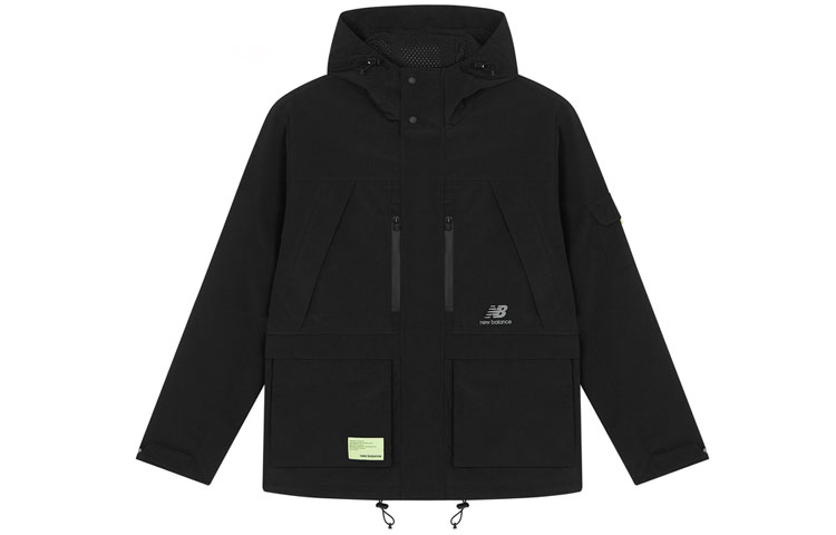 New Balance Outdoor Multi-Pocket Hooded Jacket Black AMJ21356-BK