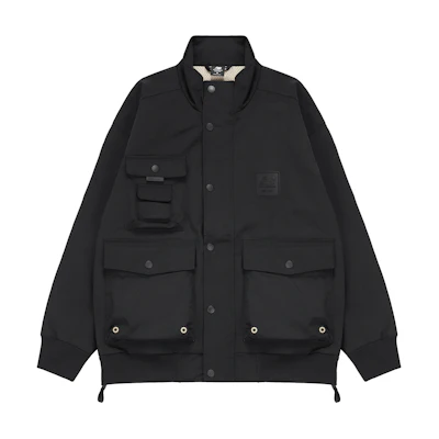 New Balance Outdoor Multi-Pocket Windproof Logo Jacket Unisex Black AMJ13384-BK