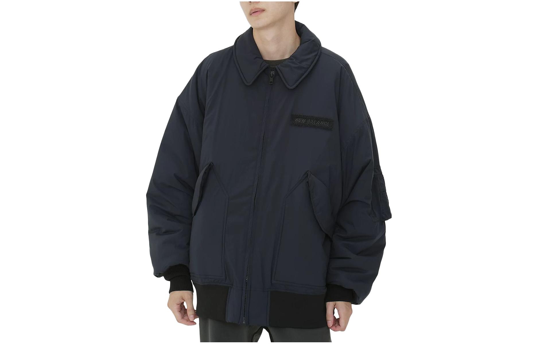 New Balance Outdoor Navy Blue Zipped Pocket Pullover Jacket AMJ35094-NV 圖 2