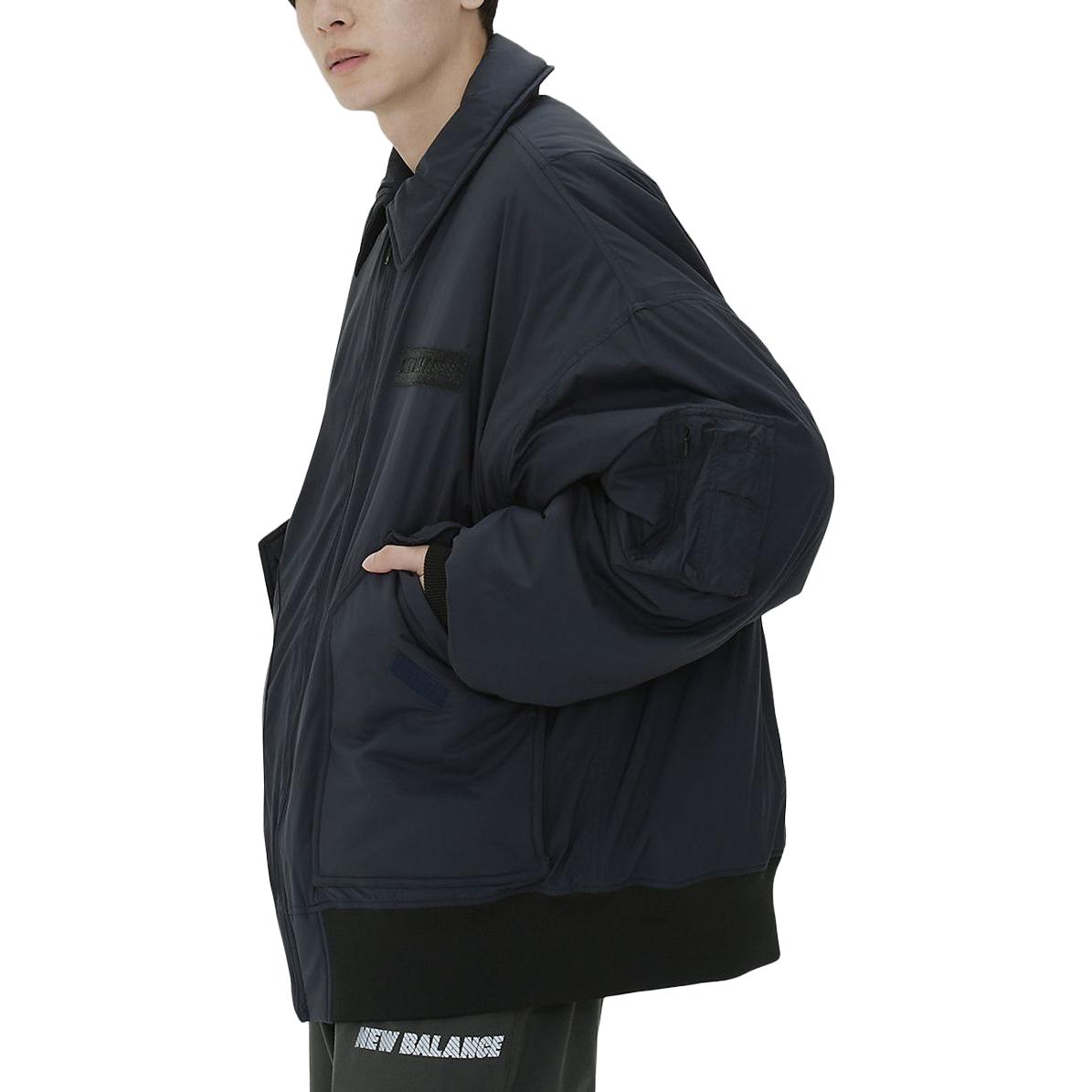 New Balance Outdoor Navy Blue Zipped Pocket Pullover Jacket AMJ35094-NV 圖 4