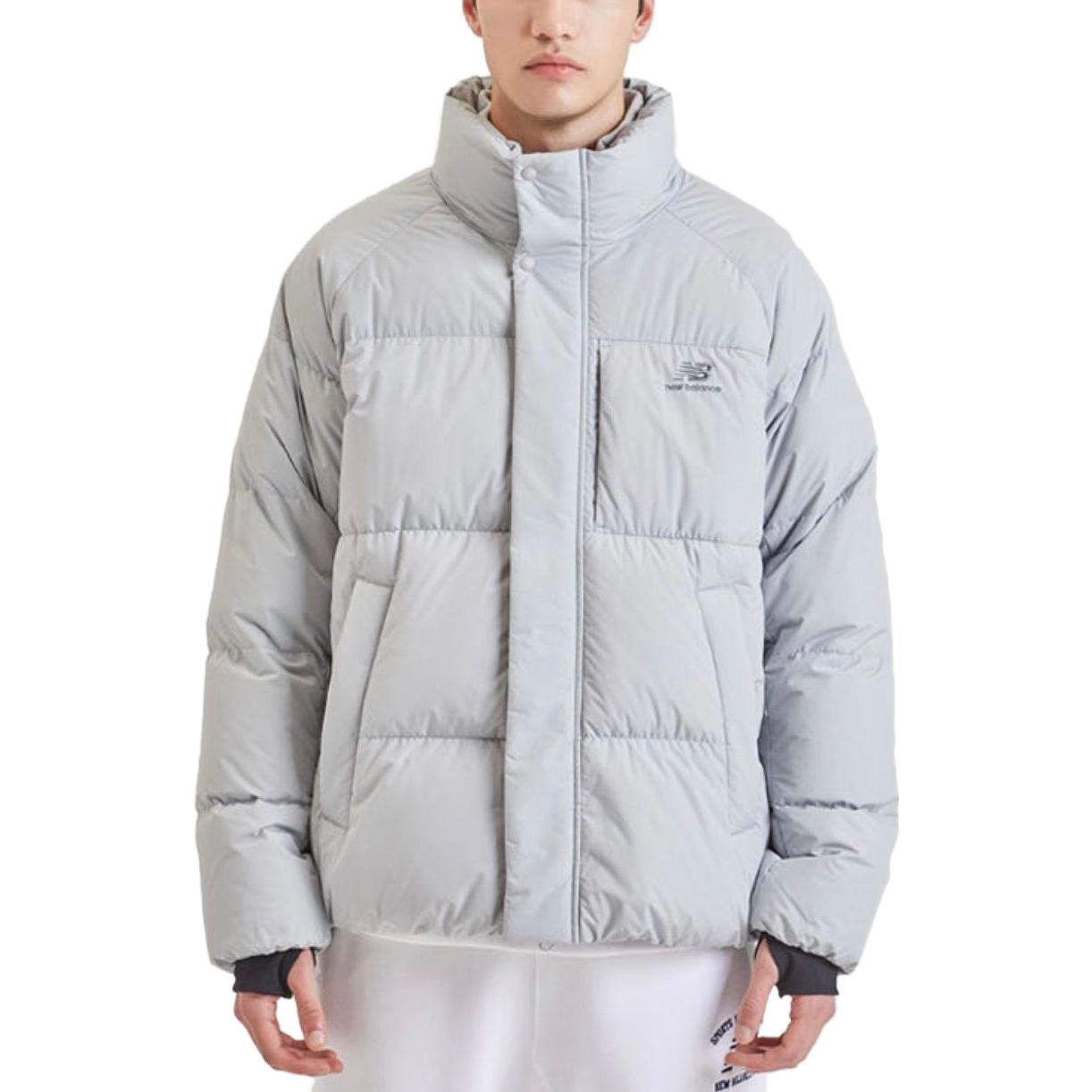 Shop Chaqueta Unisex New Balance Outdoor Sport Acolchada con Cremallera Gris Claro. NBNPB41013-LG