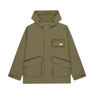 New Balance Outdoor Utility Hooded Woven Jacket Green Unisex Casual Functional Coat AMJ43309-DRC