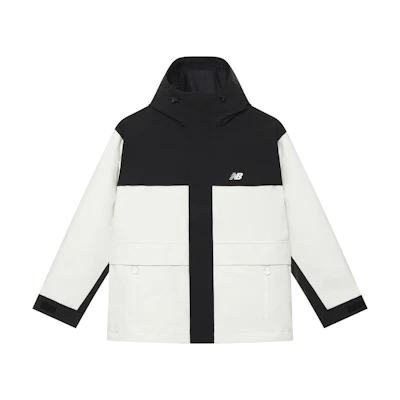 New Balance Outdoor Waterproof Windproof Hooded Jacket Cream White Unisex AMJ43313-CIO