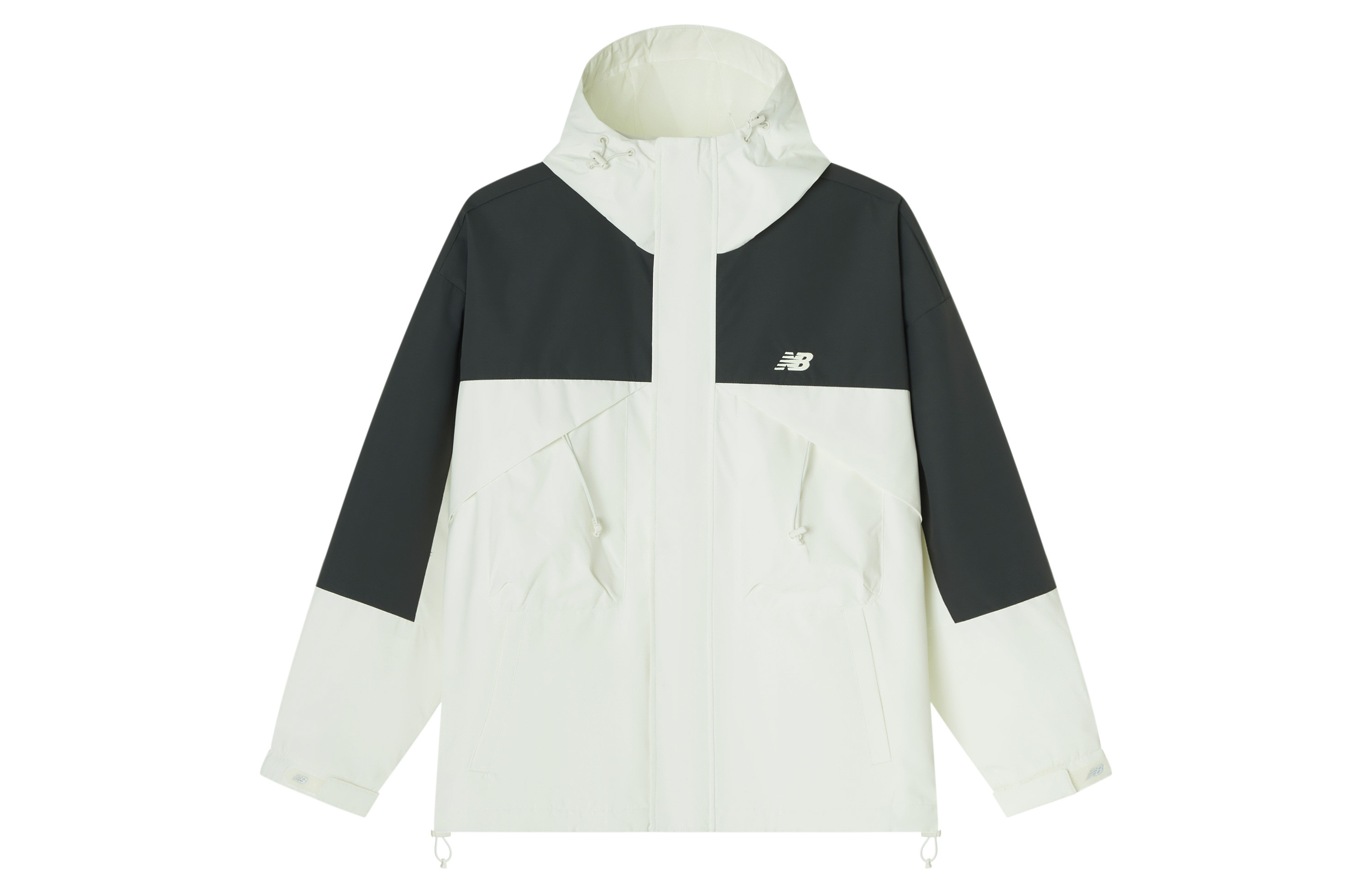 New Balance Outdoor Windproof Waterproof Lightweight Jacket Black/White Unisex AMJ43302-CIC