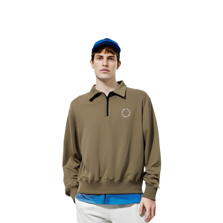 Purchase New Balance 宽松刺绣标志男女同款卫衣 隐秘绿 UT45171-CGN