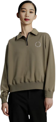 New Balance 宽松刺绣标志男女同款卫衣 隐秘绿 UT45171-CGN Sizing New Balance 宽松刺绣标志男女同款卫衣 隐秘绿 UT45171-CGN