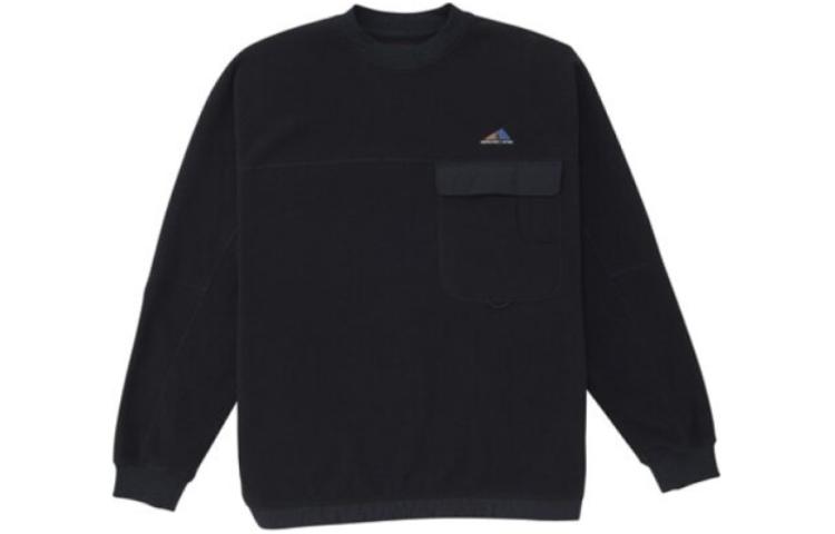 New Balance Oversized Logo Crewneck Sweatshirt Black AMT35115-BK
