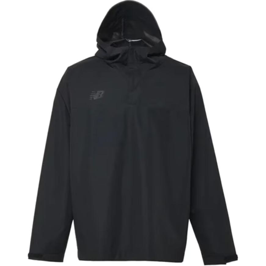 New Balance Oversized Logo Hoodie Pullover Black AMT35279-BK