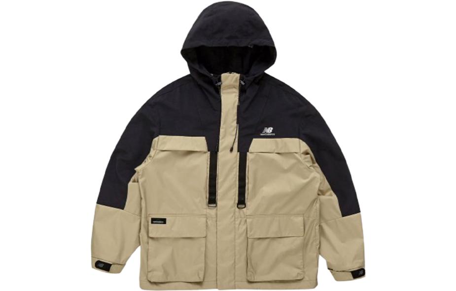 New Balance Oversized Pocket Patchwork Jacket - Brown NBNACB9013-35