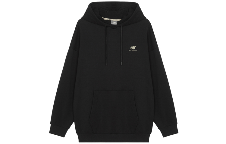 New Balance Oversized Pullover Hoodie Black Unisex 5CB42083-BK