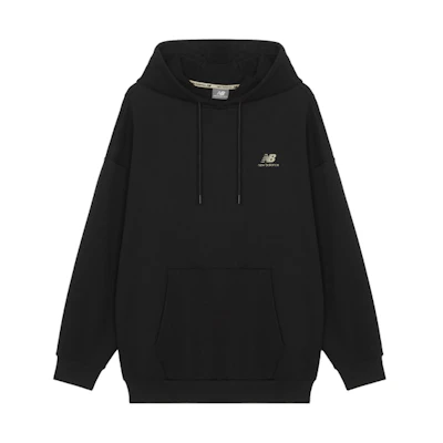 New Balance Oversized Pullover Hoodie Black Unisex 5CB42083-BK