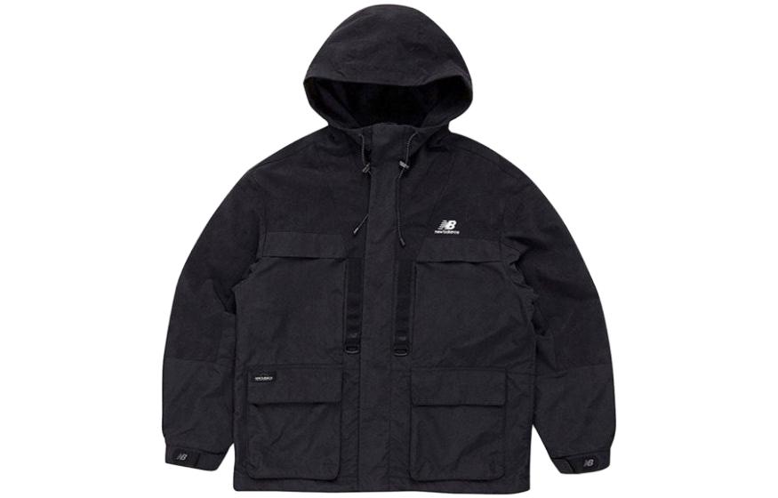 New Balance Patchwork Colorblock Hoodie Jacket - Black NBNACB9013-BK