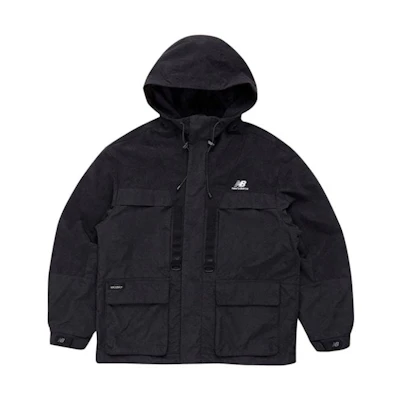 New Balance Patchwork Colorblock Hoodie Jacket - Black NBNACB9013-BK