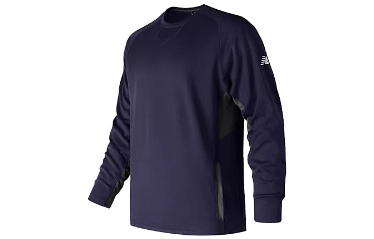 New Balance Patchwork Crewneck Sweatshirt Deep Blue MT73707T-NV