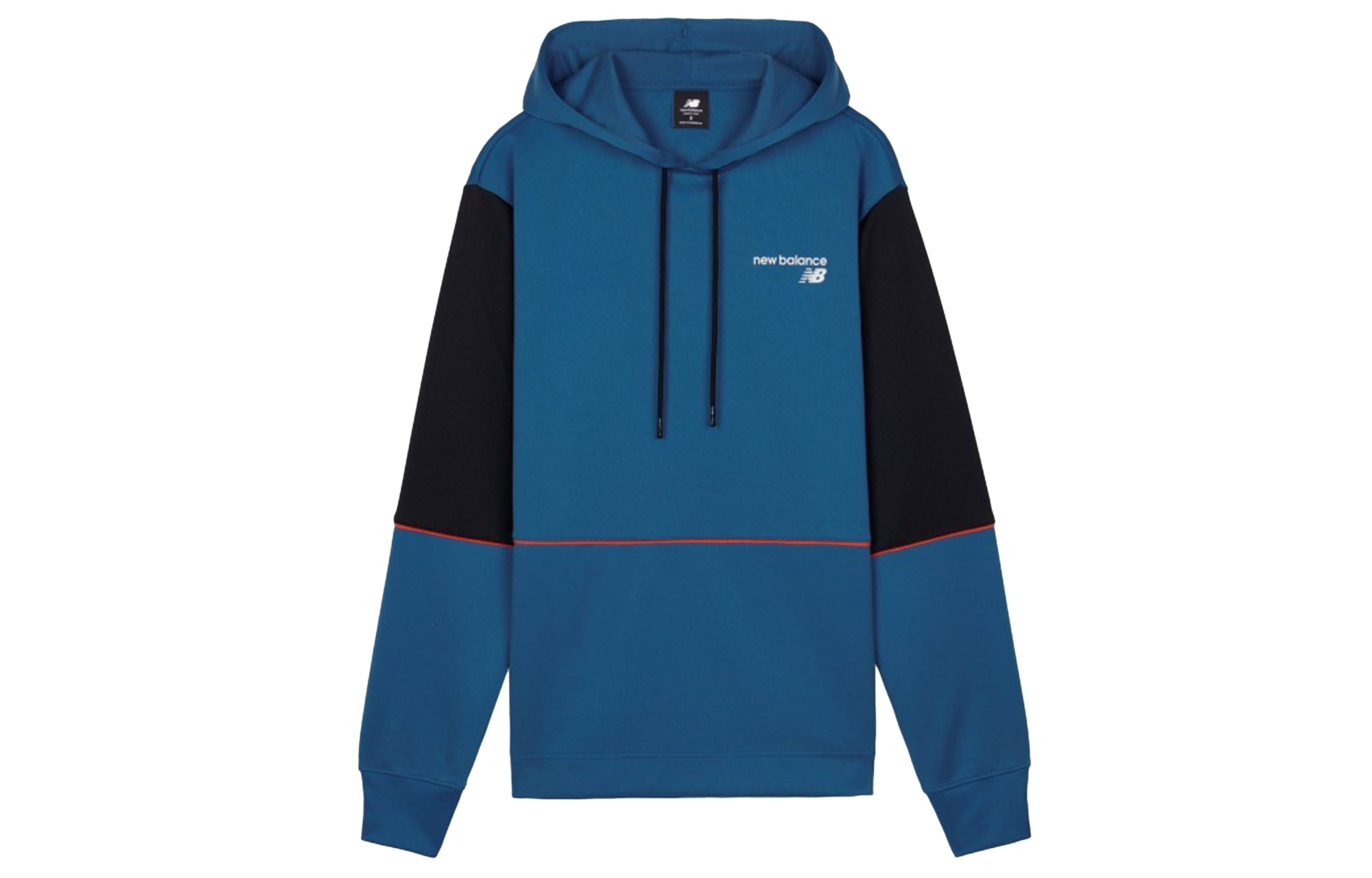 New Balance Patchwork Pullover Sweatshirt Navy Blue MT03909-NAVY