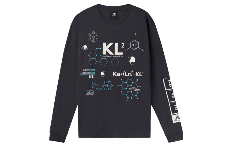 New Balance Periodic Table Print Sweatshirt Black MT03596-PHM