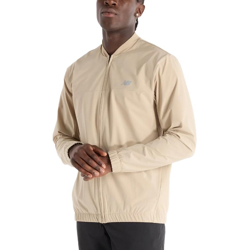 New Balance Pilot Zip Soft Solid Comfort Jacket Beige MJ41017-SOT