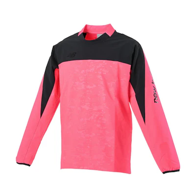 New Balance Pink Crewneck Sweatshirt with Embroidered Logo JMTF1158-AKB