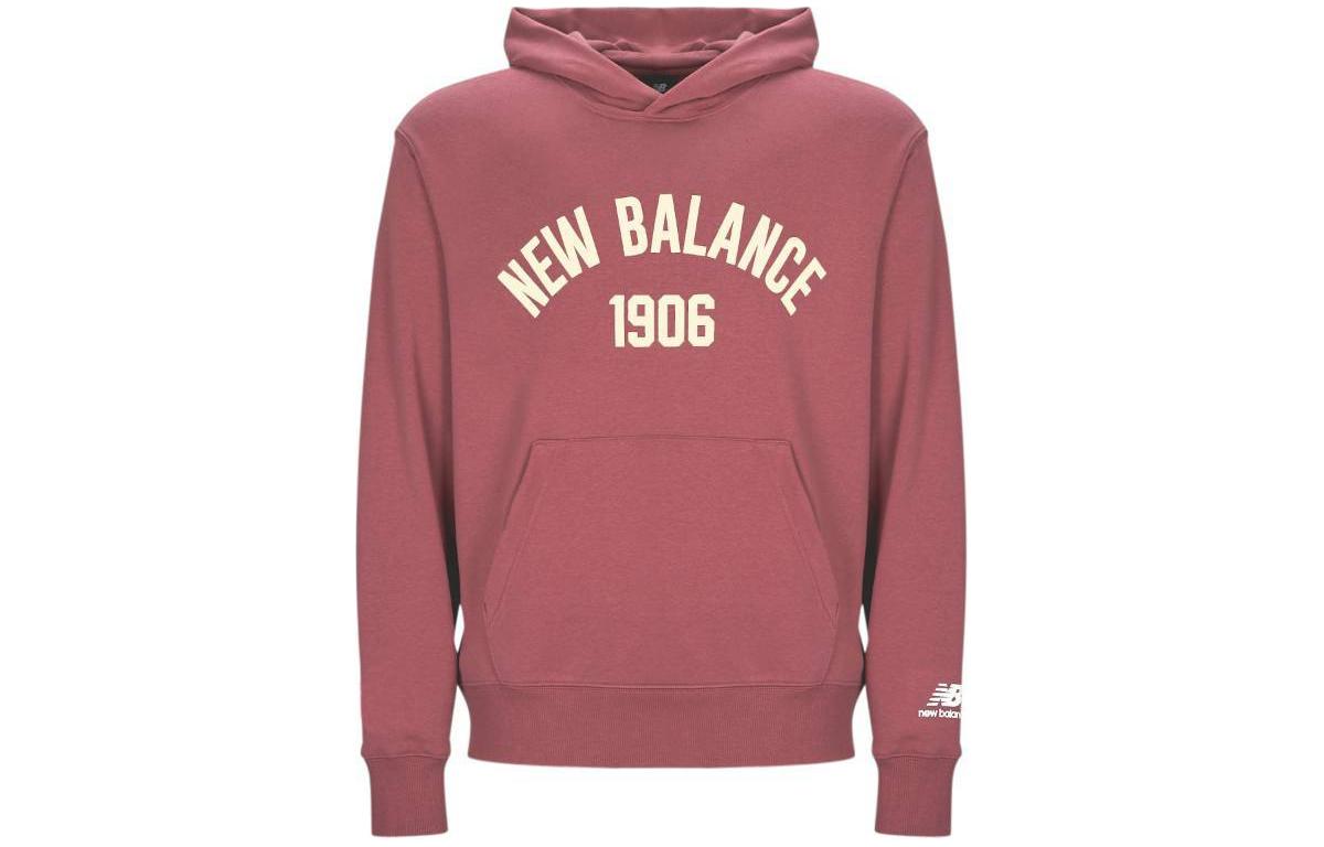 New Balance Pink Hoodie with Letter and Number Print MT33553W-AD