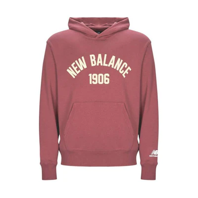 New Balance Pink Hoodie with Letter and Number Print MT33553W-AD
