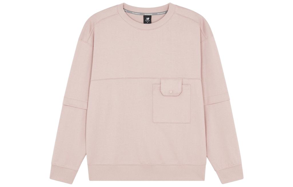 New Balance Pink Pullover Crewneck Sweatshirt AMT21369-PK