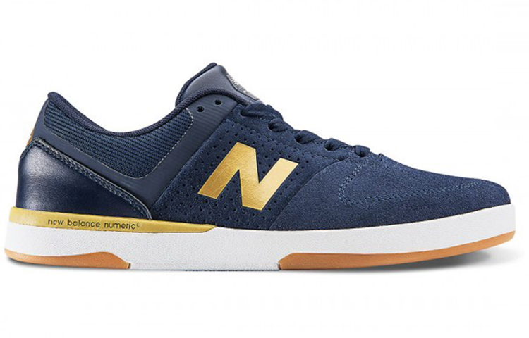 NB PJ Stratford 533 Skate Shoes 'Navy Gold White' 圖 2