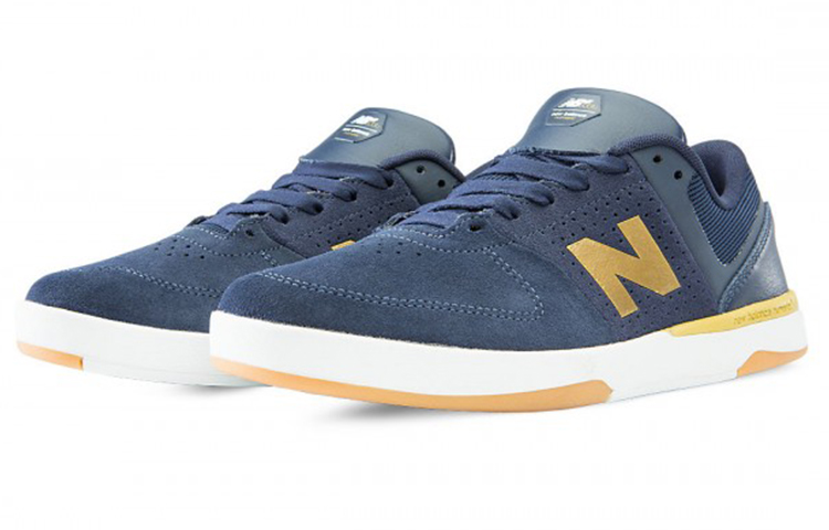 NB PJ Stratford 533 Skate Shoes 'Navy Gold White' 圖 3