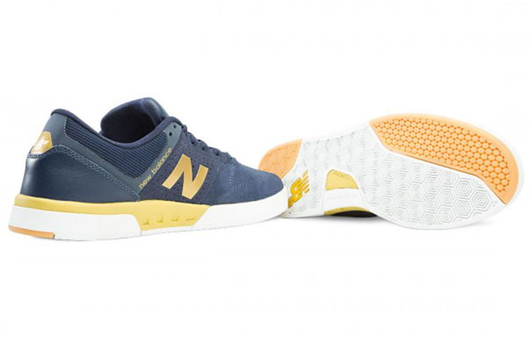 NB PJ Stratford 533 Skate Shoes 'Navy Gold White' 圖 4