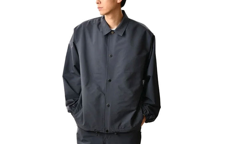 New Balance Plain Gray Long-Sleeve Coach Jacket Unisex JMJL1513-DOG