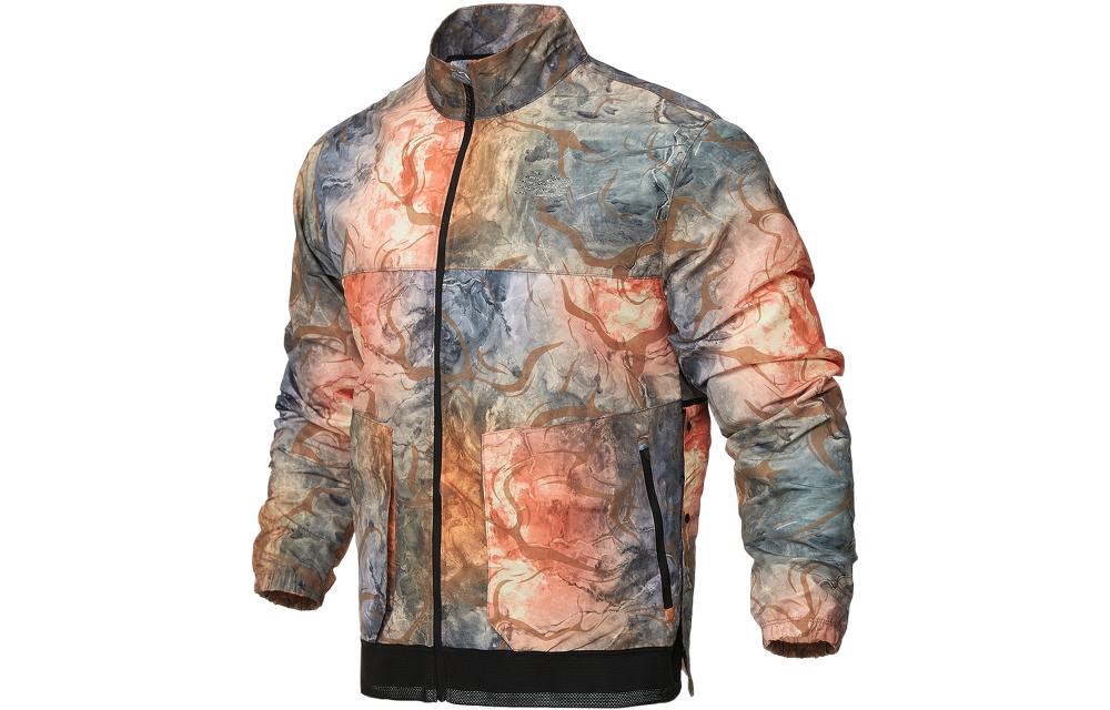 New Balance PMV KIMBIA Tie-Dye Logo Print Jacket Copper MJ21299-SCO