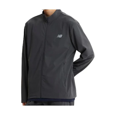 New Balance Printed Detail Track Jacket Deep Gray NBMDE22433-17
