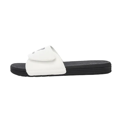 NB Printing logo White Slippers