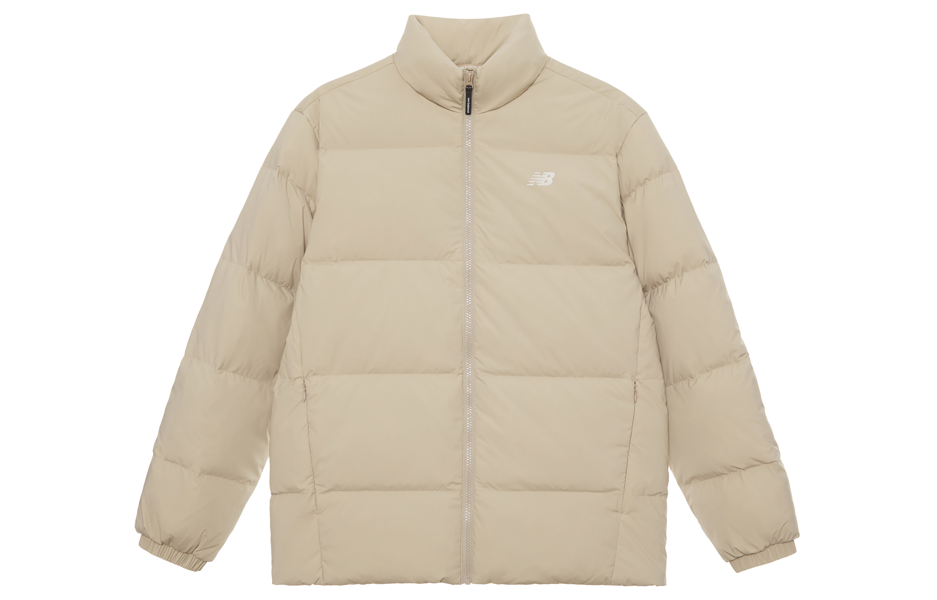 New Balance Puffer Jacket Khaki Unisex - Classic Logo, Lightweight, Warm Casual Wear AMJ44302-SOT