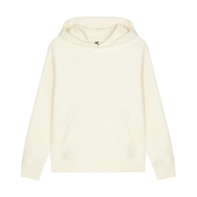 New Balance Pullover Hoodie Long Sleeve Solid Color Off-White AMT23565-GIE