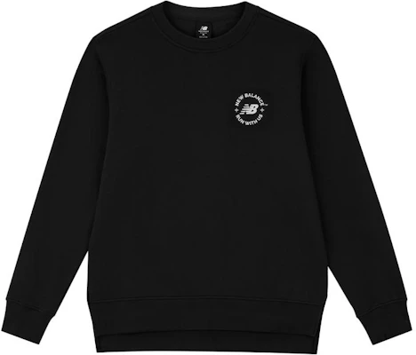 New Balance Pullover Sweatshirt Black with Minimalist Logo Design AMT33343-BK Buy New Balance Pullover Sweatshirt Black with Minimalist Logo Design AMT33343-BK