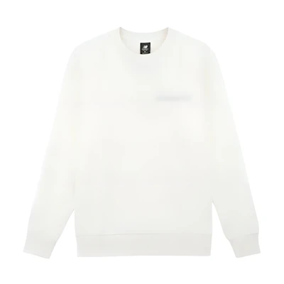 New Balance Pullover Sweatshirt White Casual Sportswear AMT33325-CIC