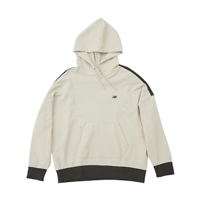 New Balance Pullover Unisex Hoodie Cream White NC93V012-IV