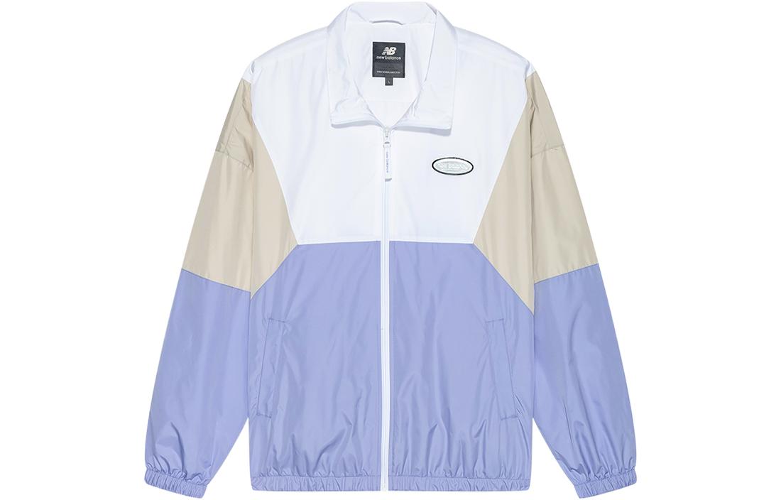 New Balance Purple Zip-Up Stand Collar Loose Jacket Unisex 5AC17123-DV