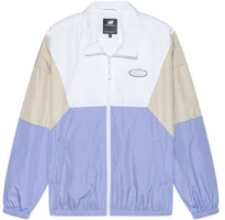 New Balance Purple Zip-Up Stand Collar Loose Jacket Unisex 5AC17123-DV New Balance Purple Zip-Up Stand Collar Loose Jacket Unisex 5AC17123-DV