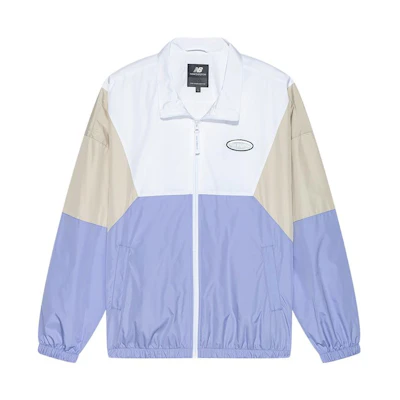 New Balance Purple Zip-Up Stand Collar Loose Jacket Unisex 5AC17123-DV