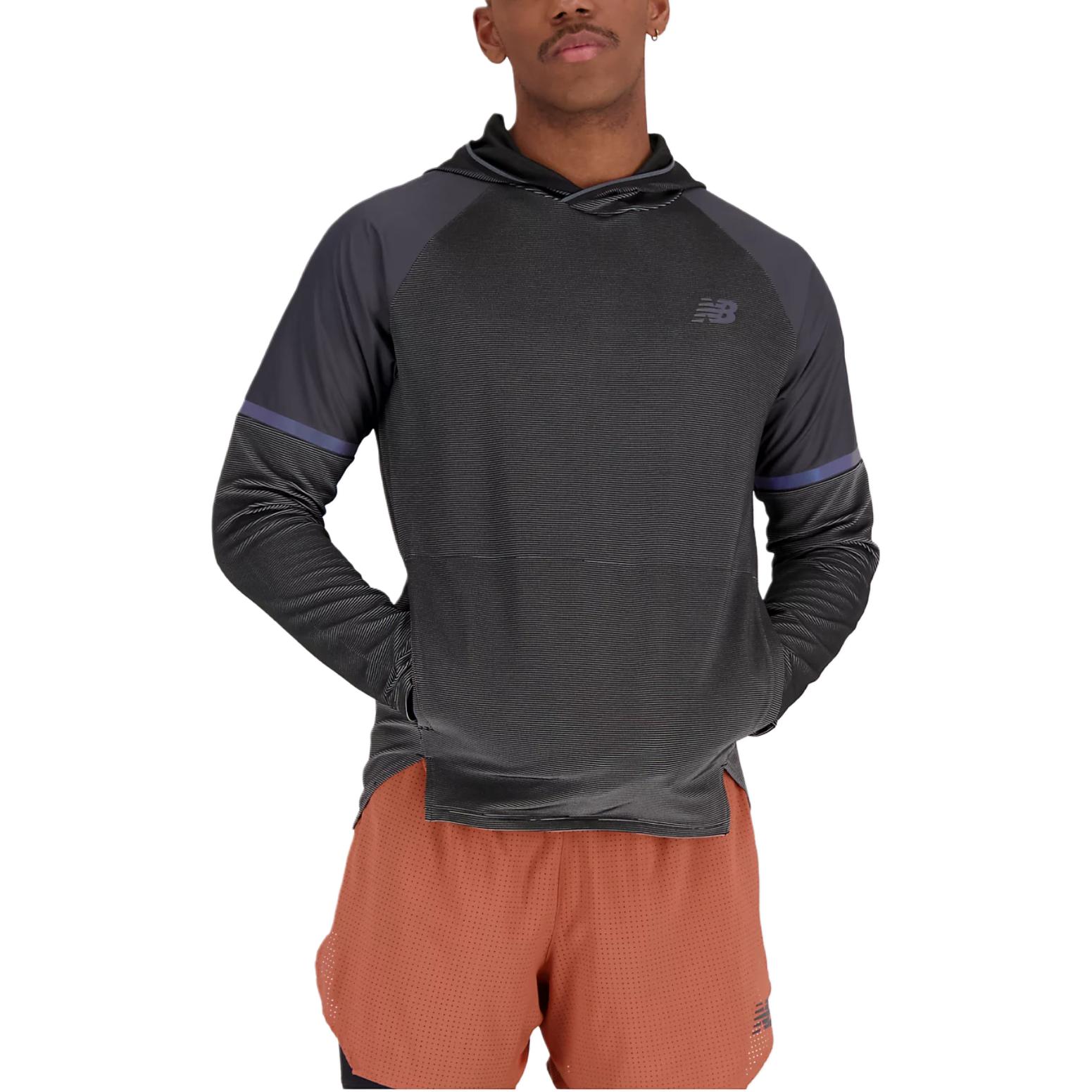 New Balance Q Speed Shift Hoodie Black - Comfortable & Stylish MT31289-BK