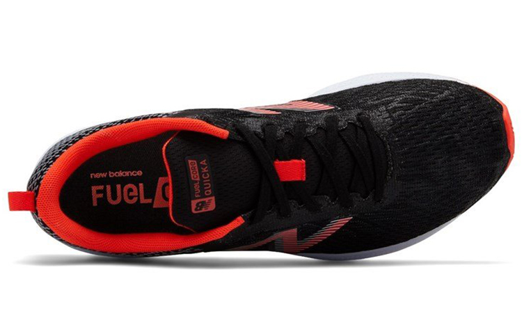 Lookbook ニューバランス Quik v2 黒オレンジ MQUIKLB2