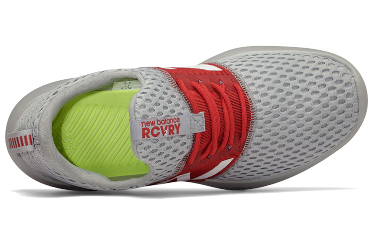 Lookbook New Balance RCVRY v2 Gris/Rouge RCVRYTR2