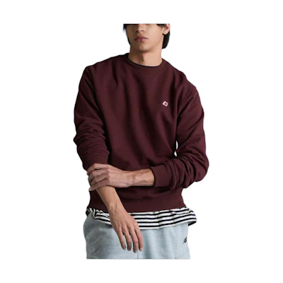 New Balance Red Crewneck Sweatshirt with Letter Embroidery NBNCD4S111-20
