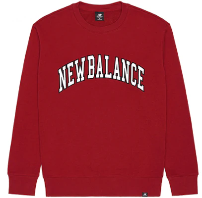 New Balance 紅色字母印花圓領衛衣休閒風格 MT03515-NCR Buy New Balance 紅色字母印花圓領衛衣休閒風格 MT03515-NCR