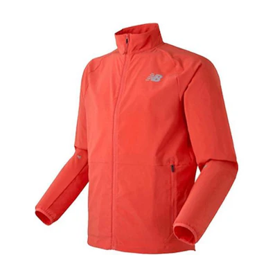 New Balance Red Long-Sleeve Logo Sweatshirt with Stand-Up Collar NBNAA26061-20