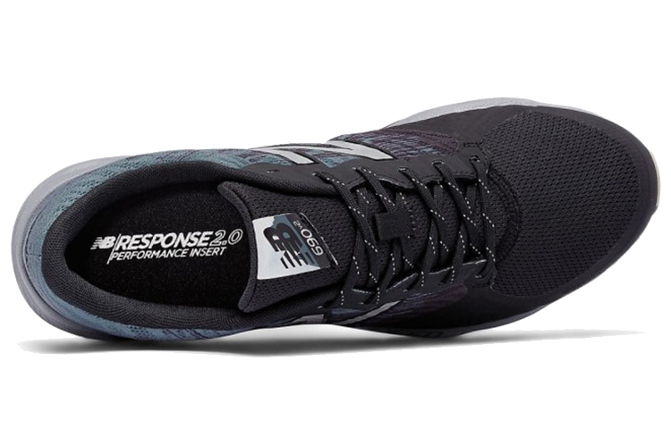 Lookbook New Balance Reflective 690 v2 Trail 'Hitam Biru Kelabu' MT690LB2