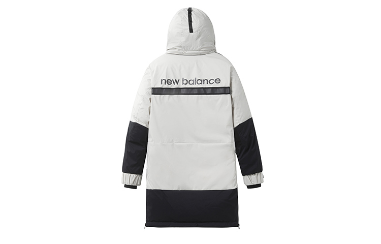 Lookbook New Balance Reflective Hooded Down Jacket Off-White Winter Unisex NPA44023-BEI